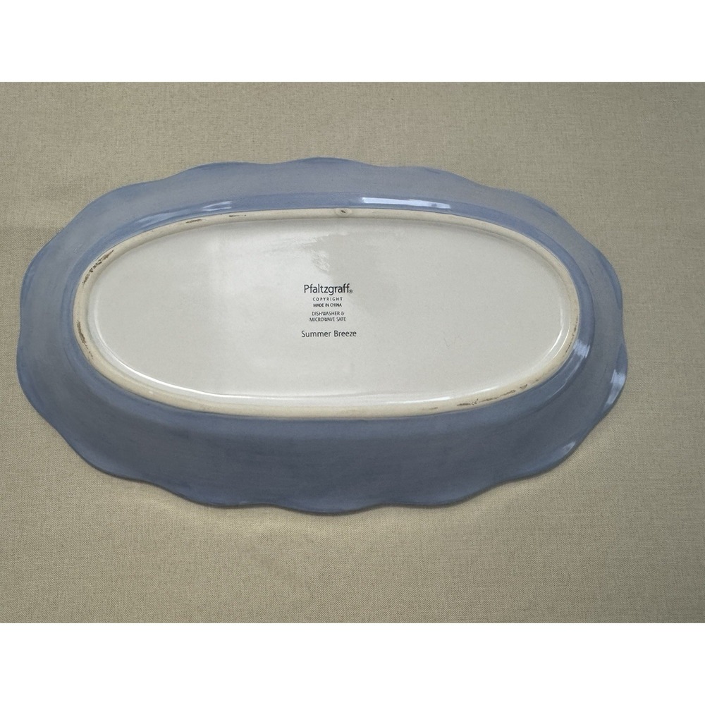 Vintage Pfaltzgraff Summer Breeze 13" Divided Rectangular Relish Tray Retired - Picture 2 of 5